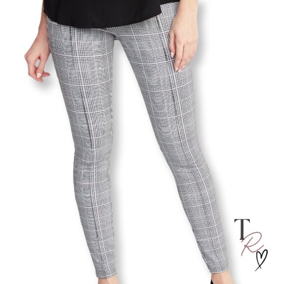 Old Navy Stevie High Rise Plaid Elastic Waist Stretch Knit Legging Pants Size XL - Picture 12 of 12
